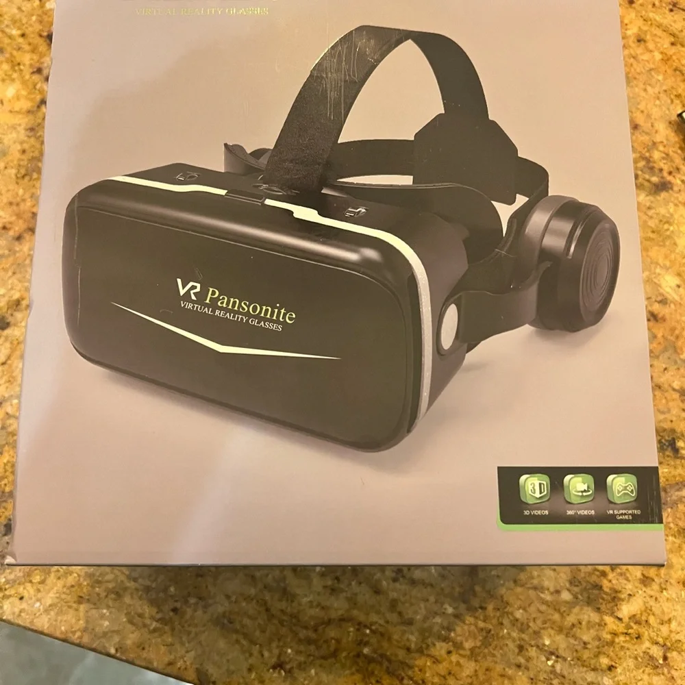 VR Virtual Reality Headset - Black